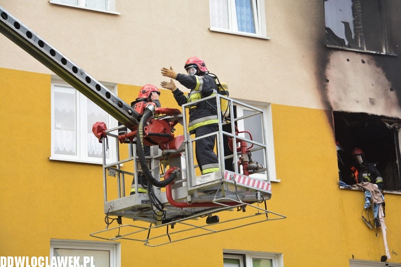 Pożar mieszkania przy ul. Smólskiej