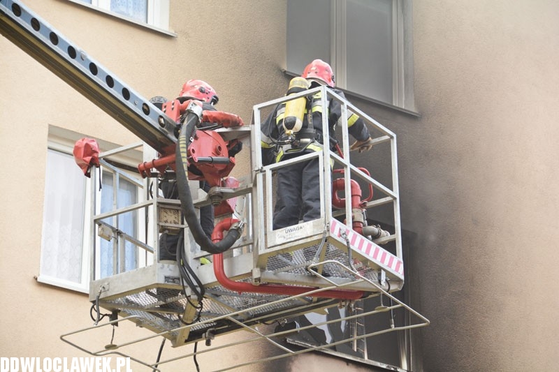 Pożar mieszkania przy ul. Smólskiej