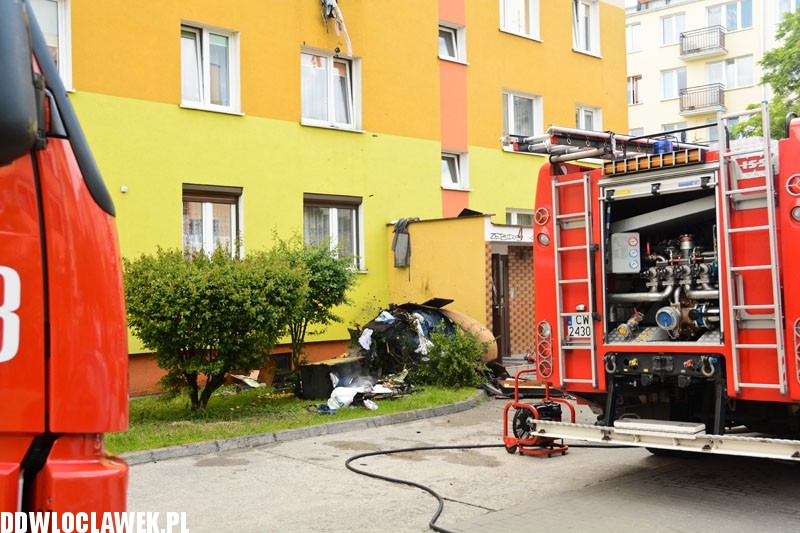Pożar mieszkania przy ul. Smólskiej