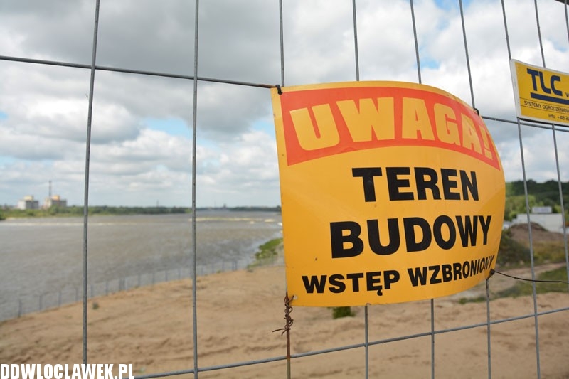 Remont zapory wodnej we Włocławku