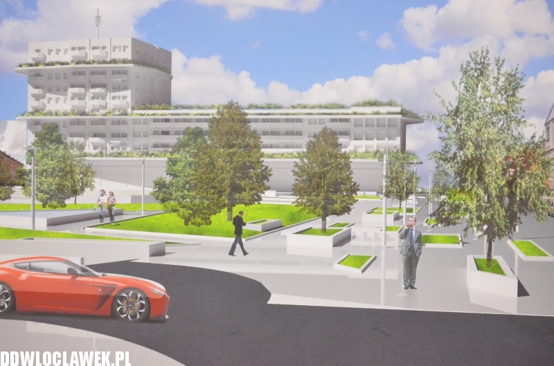 Projekty przebudowy placu Wolności autorstwa studentów Politechniki Poznańskiej