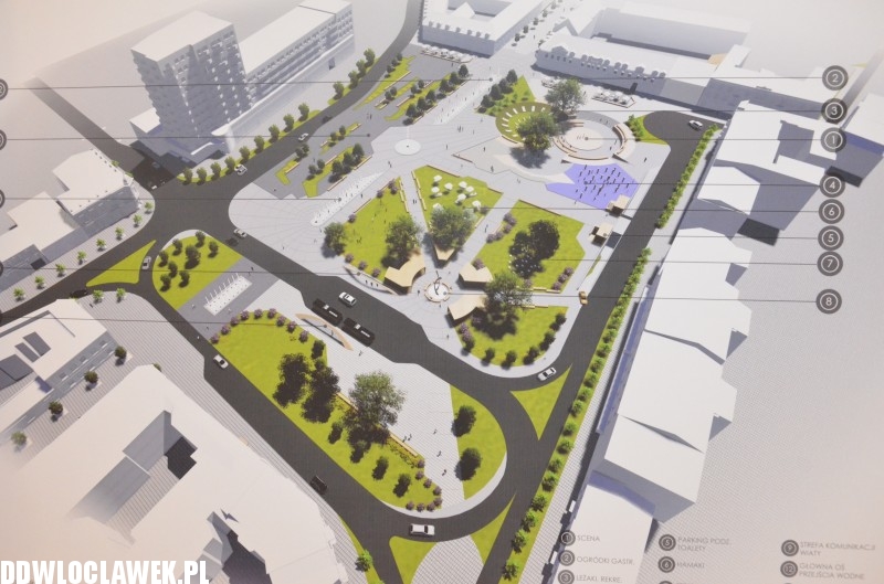 Projekty przebudowy placu Wolności autorstwa studentów Politechniki Poznańskiej