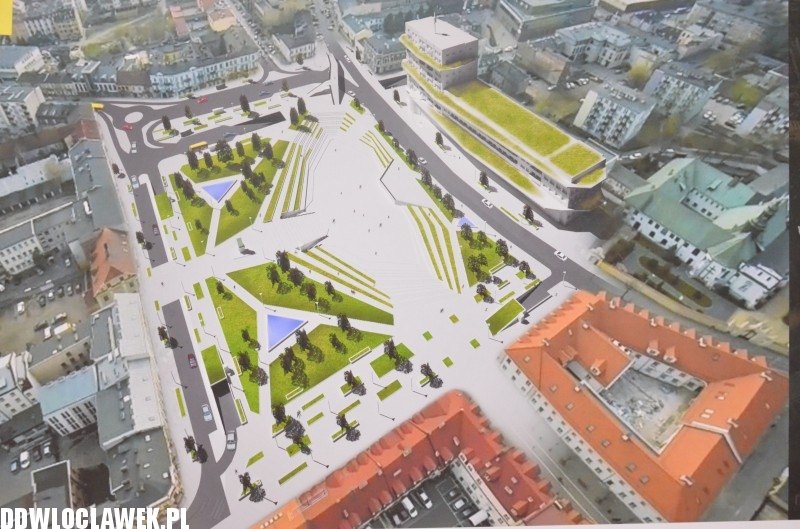 Projekty przebudowy placu Wolności autorstwa studentów Politechniki Poznańskiej