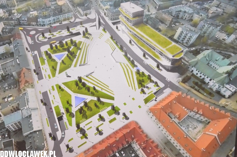 Projekty przebudowy placu Wolności autorstwa studentów Politechniki Poznańskiej