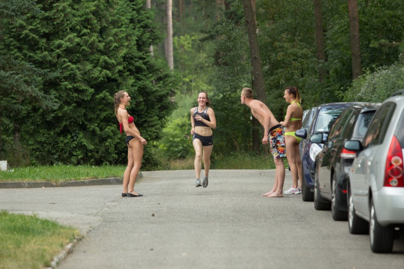 Piknik nad jeziorem Wikaryjskim