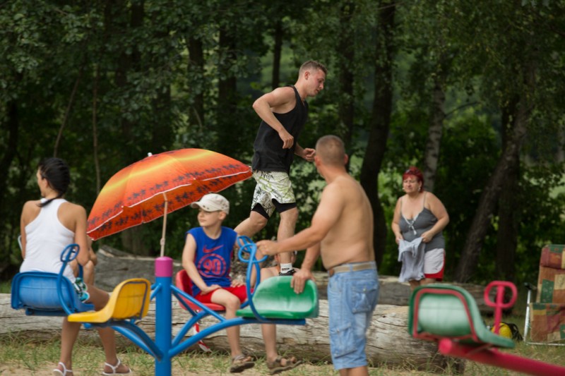 Piknik nad jeziorem Wikaryjskim