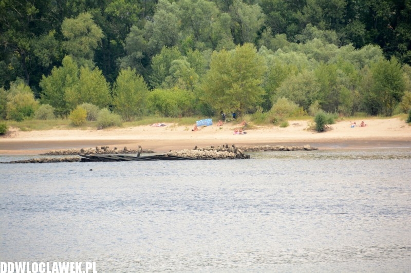 Niecodzienne widoki nad Wisłą