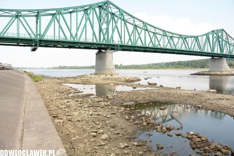 Niecodzienne widoki nad Wisłą