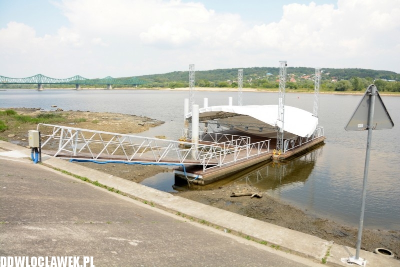 Niecodzienne widoki nad Wisłą