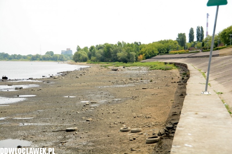 Niecodzienne widoki nad Wisłą