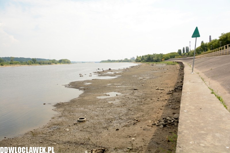 Niecodzienne widoki nad Wisłą
