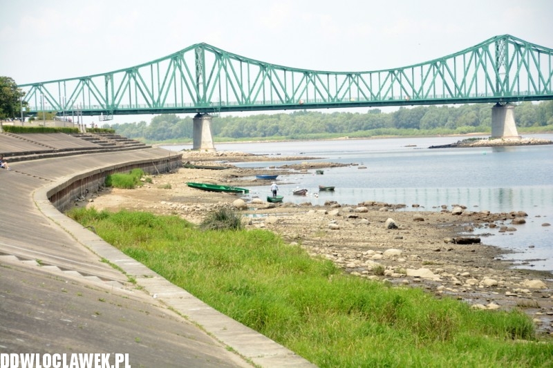 Niecodzienne widoki nad Wisłą
