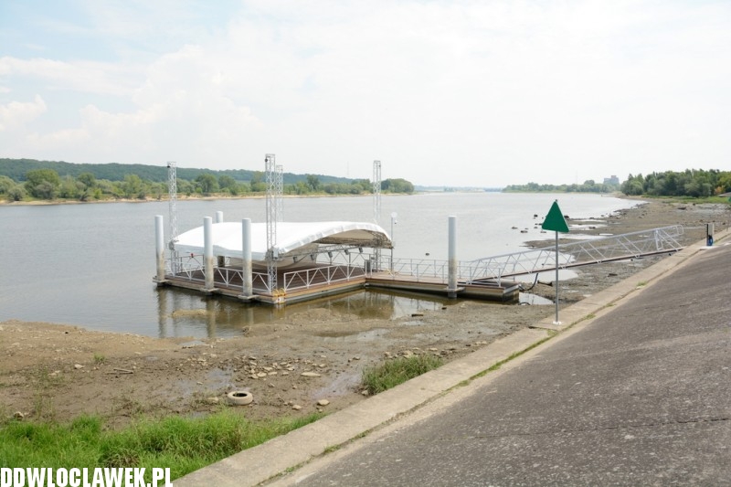 Niecodzienne widoki nad Wisłą