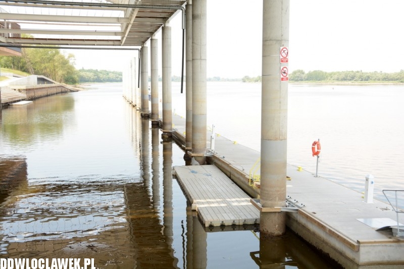 Niecodzienne widoki nad Wisłą