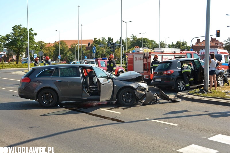 Groźny wypadek drogowy w centrum