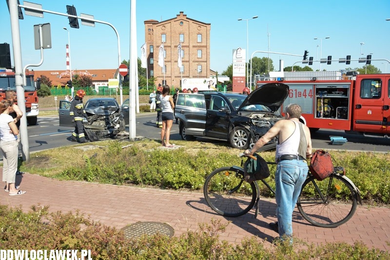 Groźny wypadek drogowy w centrum