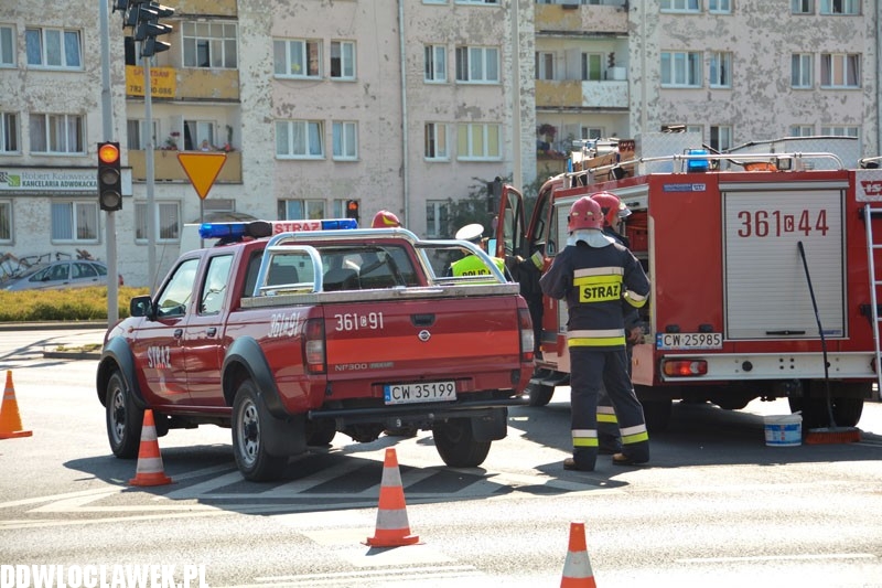 Groźny wypadek drogowy w centrum