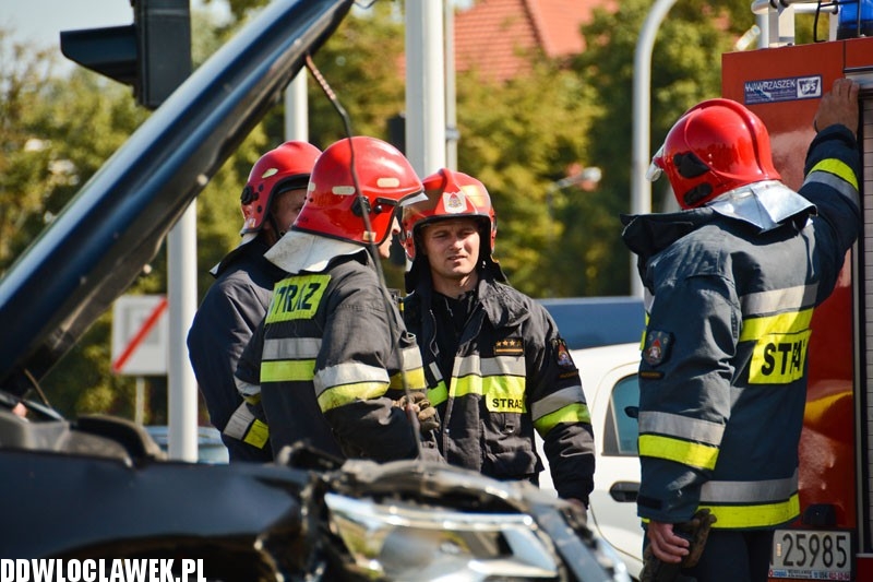 Groźny wypadek drogowy w centrum