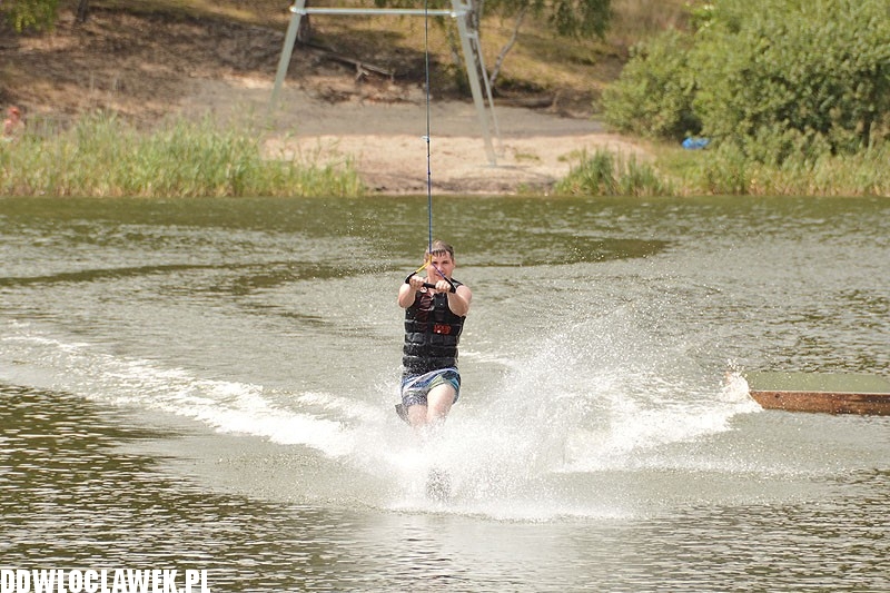 Wakeboard nad jeziorem Czarnym