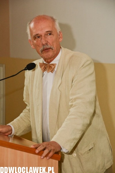Janusz Korwin-Mikke odwiedził Włocławek