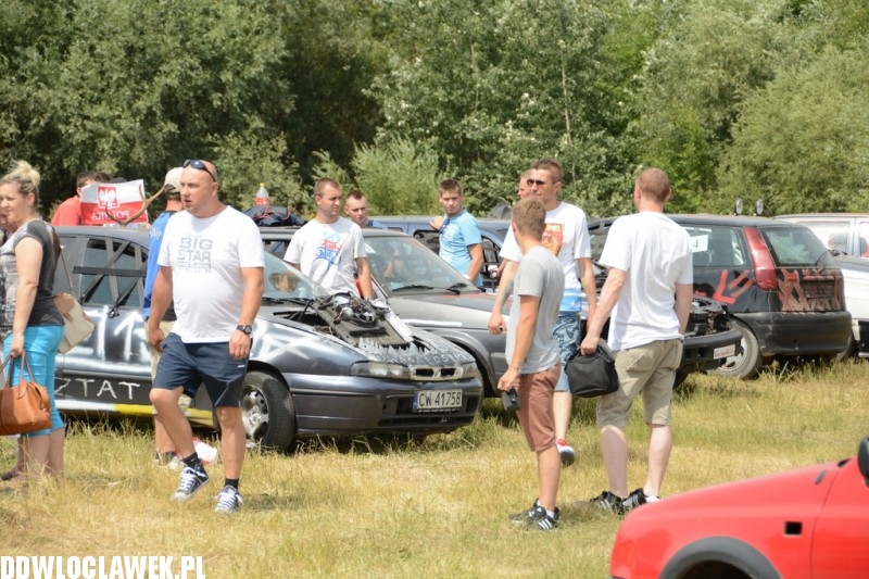 Wrak wyścig na torze w Lubrańcu