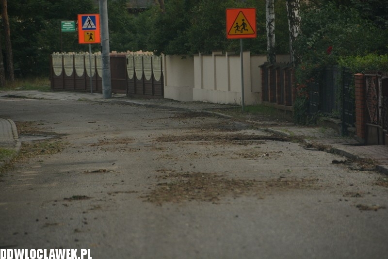 Ulica Willowa po oberwaniu chmury