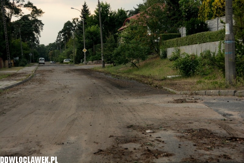 Ulica Willowa po oberwaniu chmury