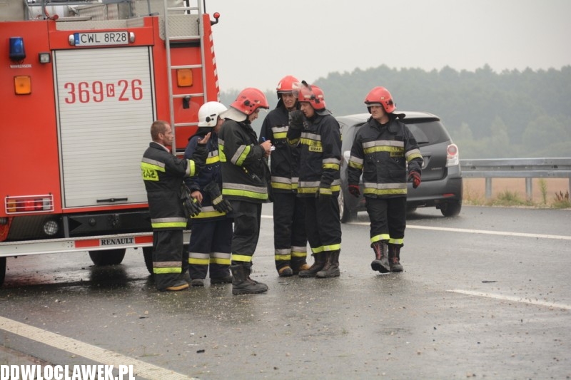 Karambol na autostradzie A1