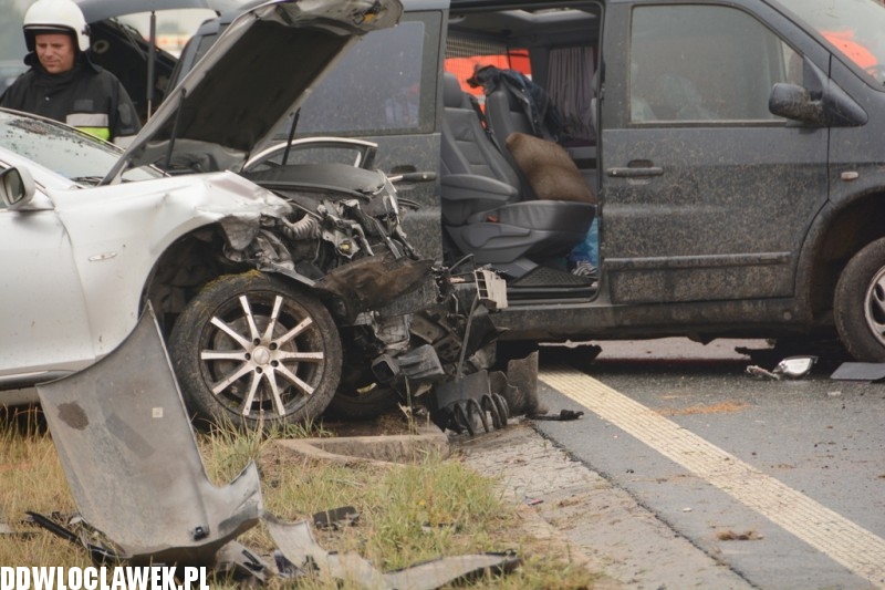 Karambol na autostradzie A1