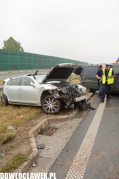 Karambol na autostradzie A1