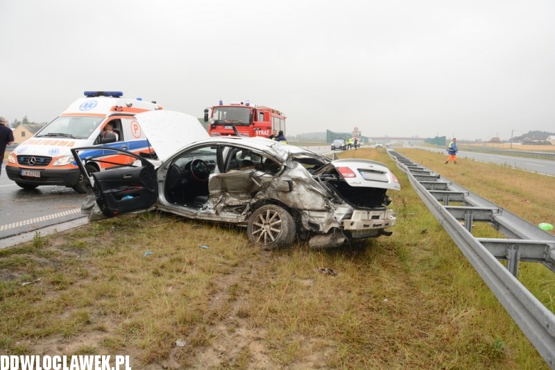 Karambol na autostradzie A1
