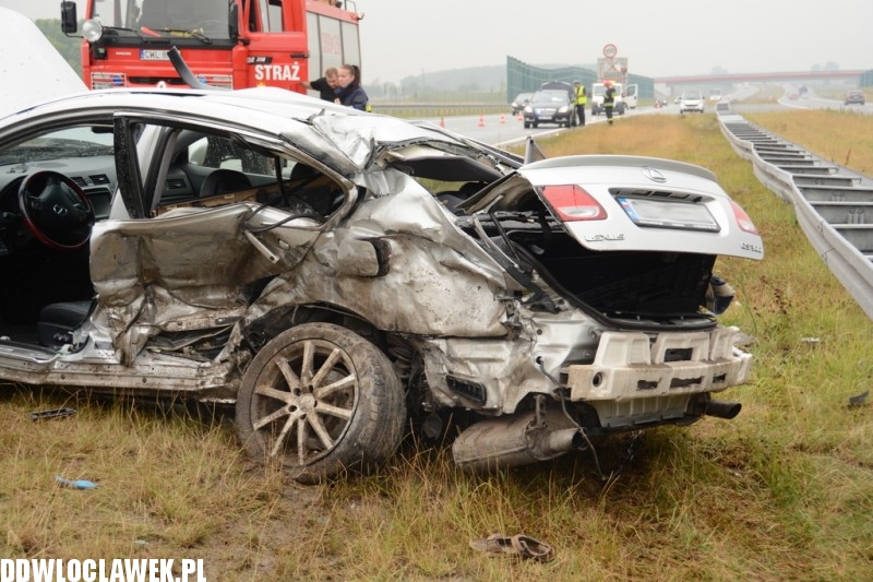 Karambol na autostradzie A1