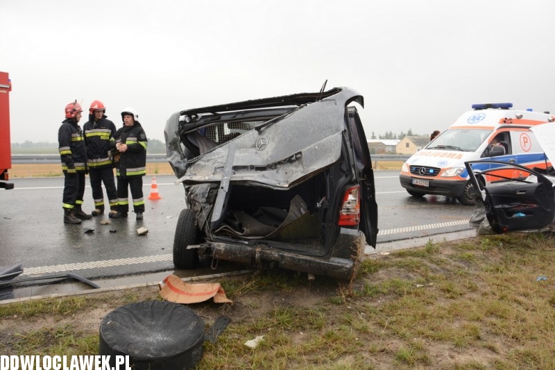 Karambol na autostradzie A1