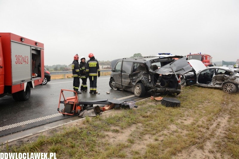 Karambol na autostradzie A1