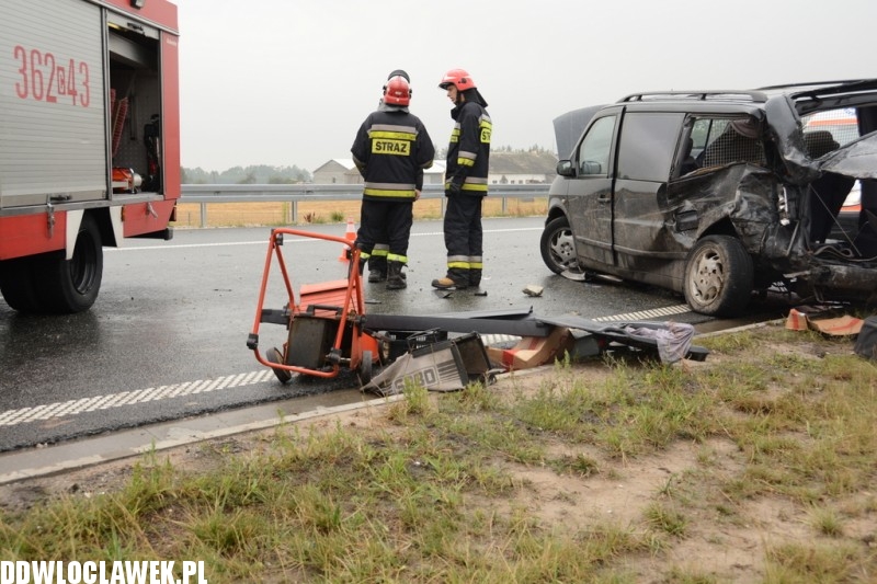 Karambol na autostradzie A1