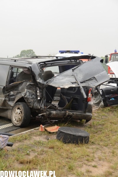 Karambol na autostradzie A1