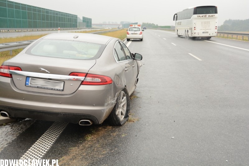 Karambol na autostradzie A1