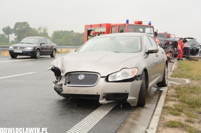 Karambol na autostradzie A1