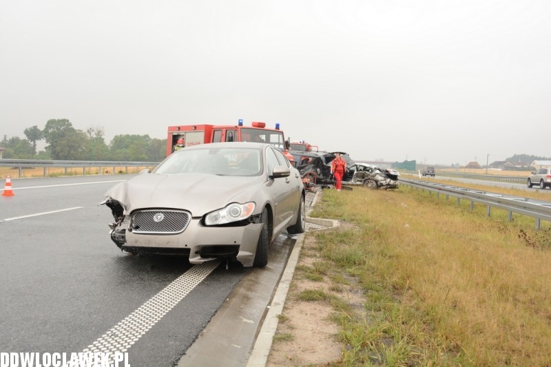 Karambol na autostradzie A1