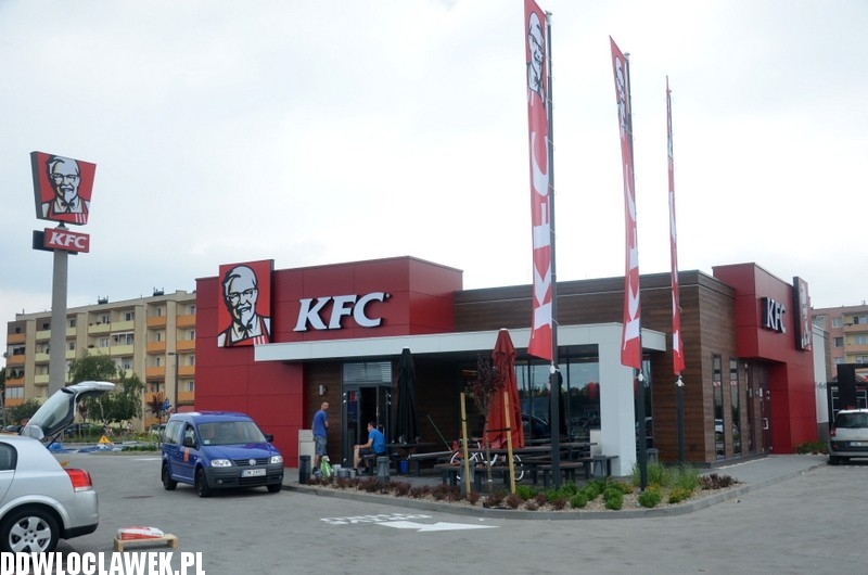 KFC Drive dzień przed oficjalnym otwarciem