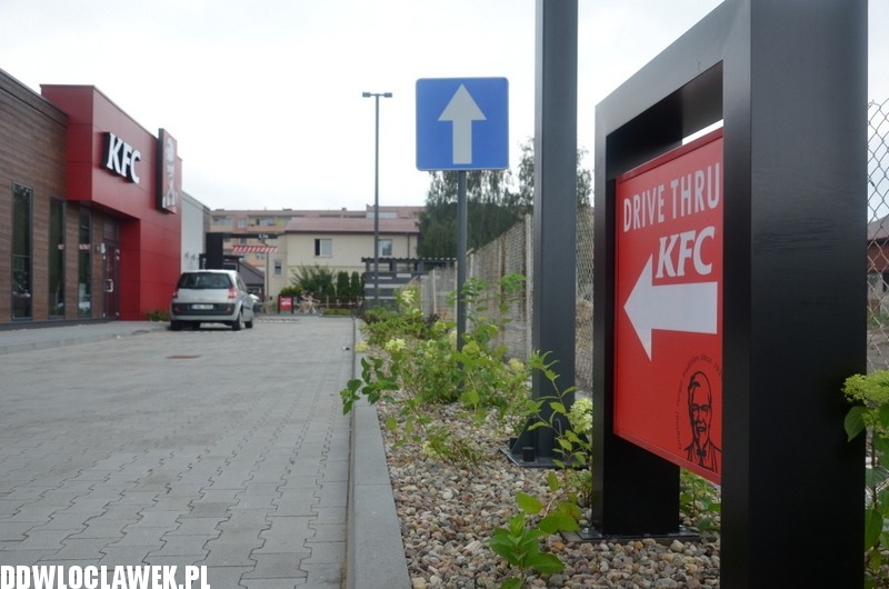KFC Drive dzień przed oficjalnym otwarciem
