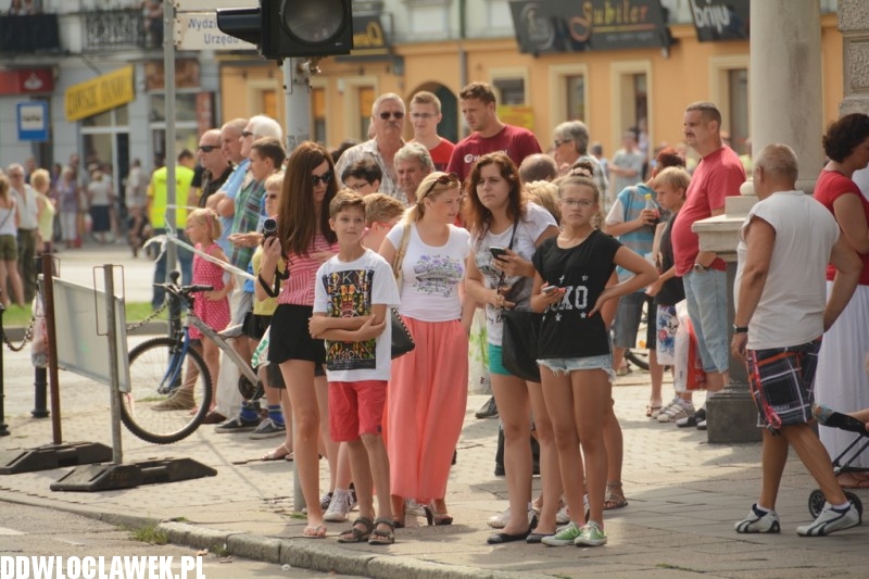 Włocławianie przy trasie Tour de Pologne
