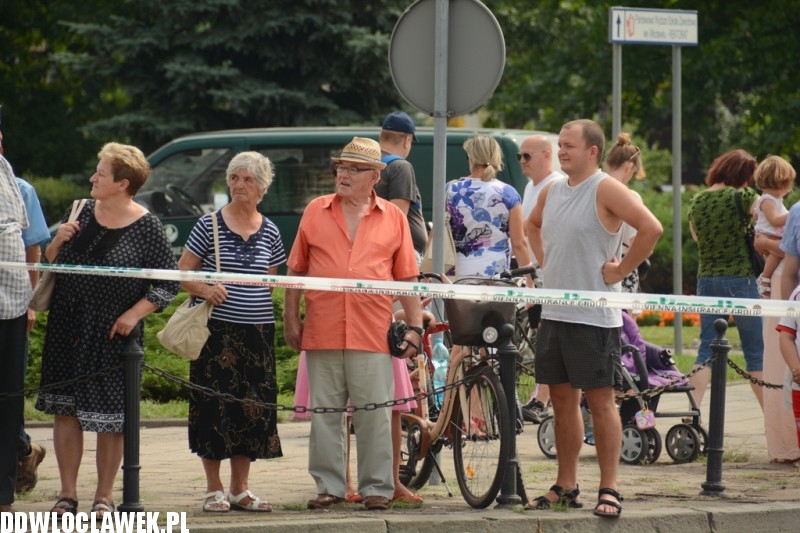 Włocławianie przy trasie Tour de Pologne