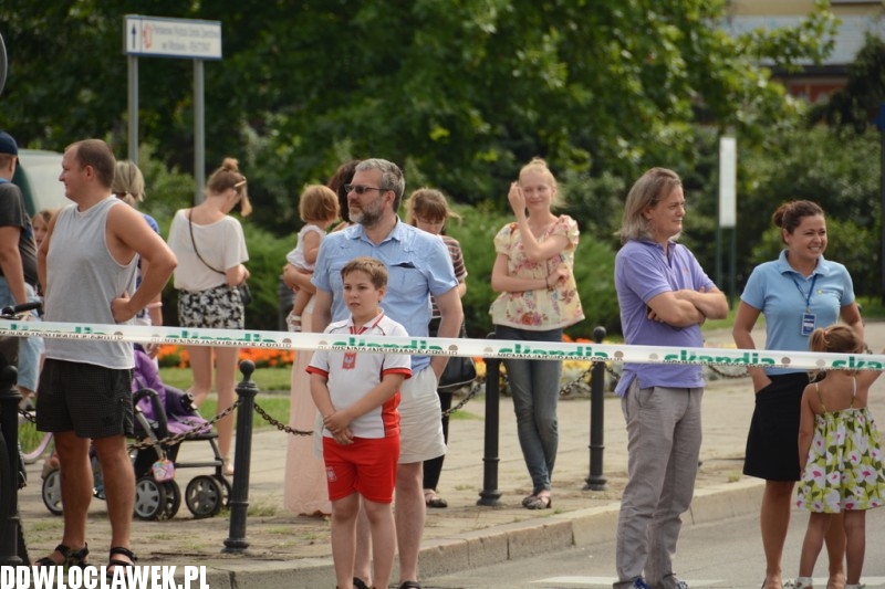 Włocławianie przy trasie Tour de Pologne