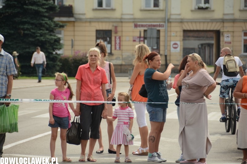 Włocławianie przy trasie Tour de Pologne
