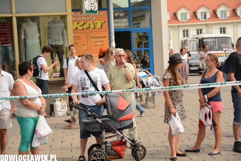 Włocławianie przy trasie Tour de Pologne
