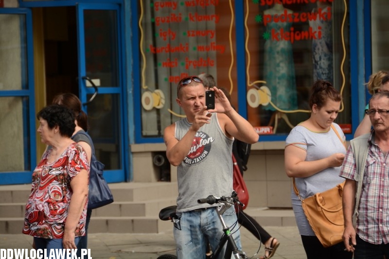 Włocławianie przy trasie Tour de Pologne