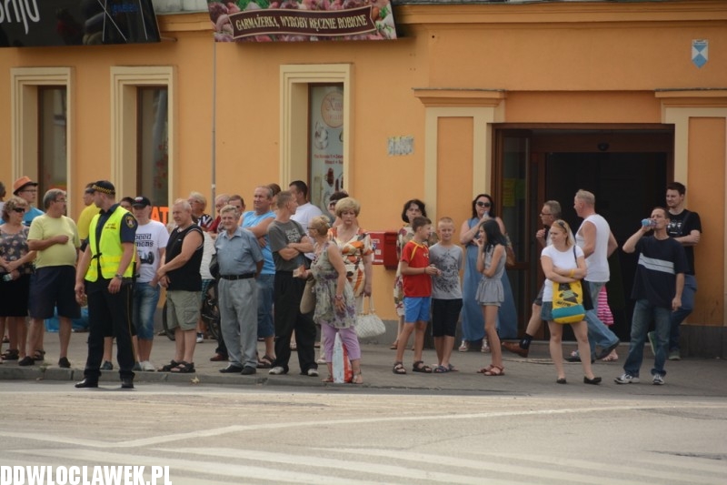 Włocławianie przy trasie Tour de Pologne