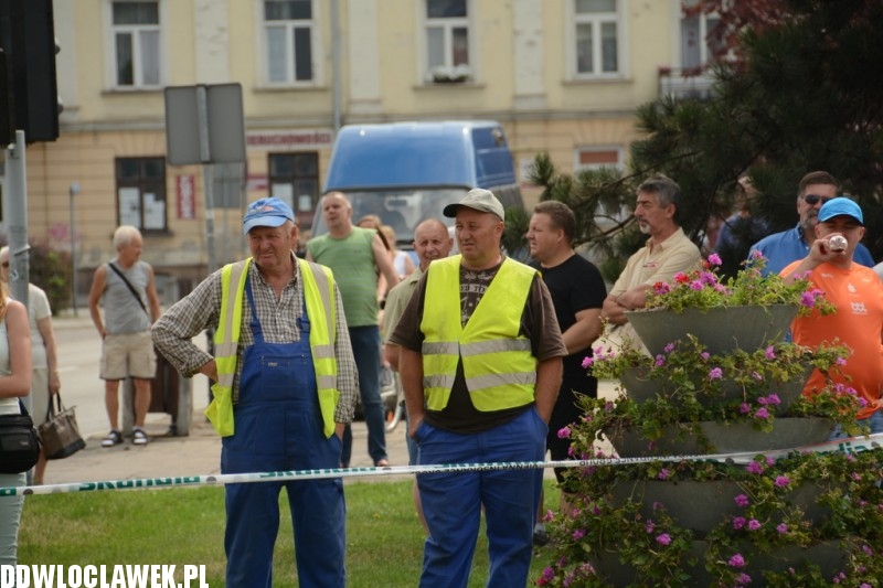 Włocławianie przy trasie Tour de Pologne