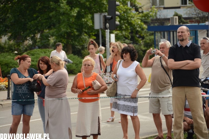 Włocławianie przy trasie Tour de Pologne